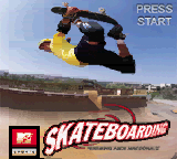 MTV Sports - Skateboarding featuring Andy MacDonald (USA) Title Screen